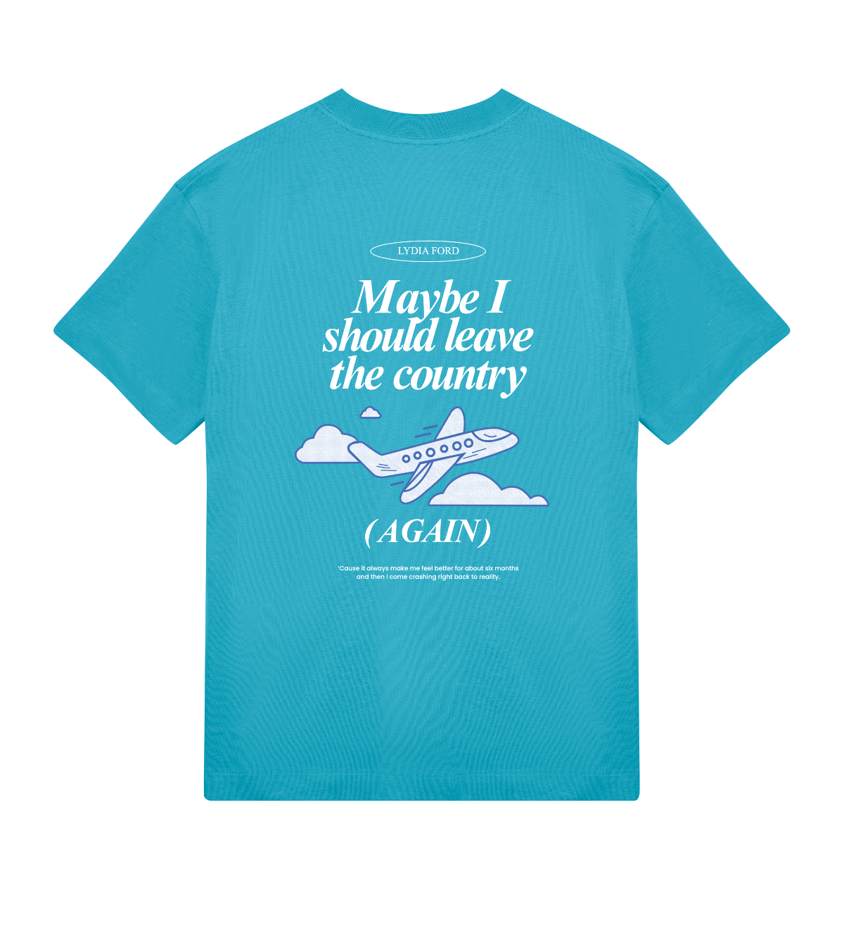 Leave the Country - Men's Oversized Tee (3 Colours) - Lydia Ford Merch