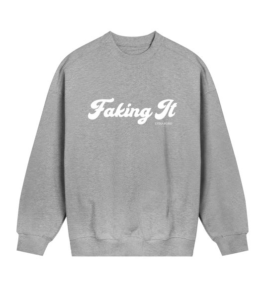 Faking It - Oversized Women's Sweater (3 Colours) - Lydia Ford Merch