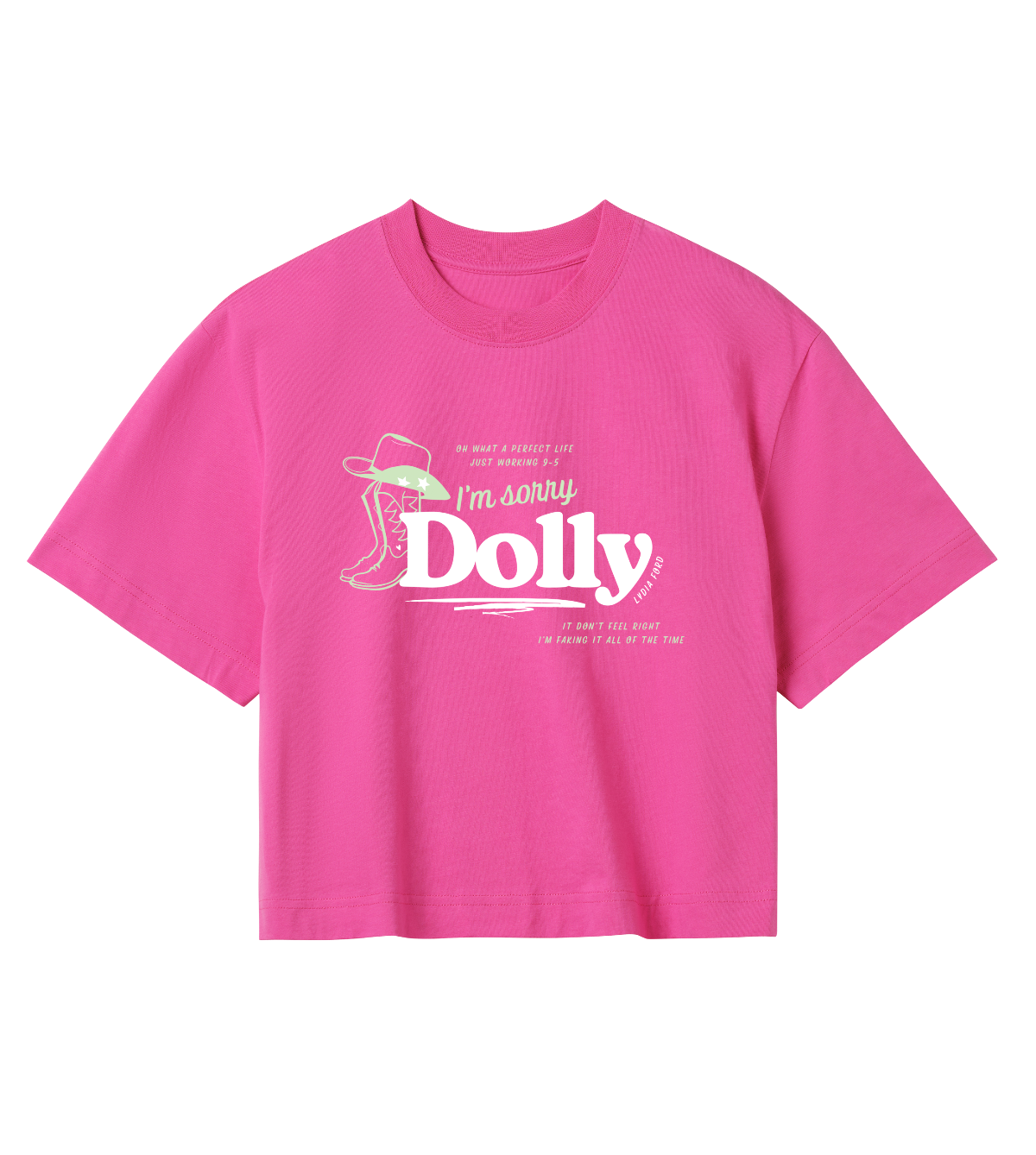 I'm Sorry Dolly - Crop Top (2 Colours) - Lydia Ford Merch