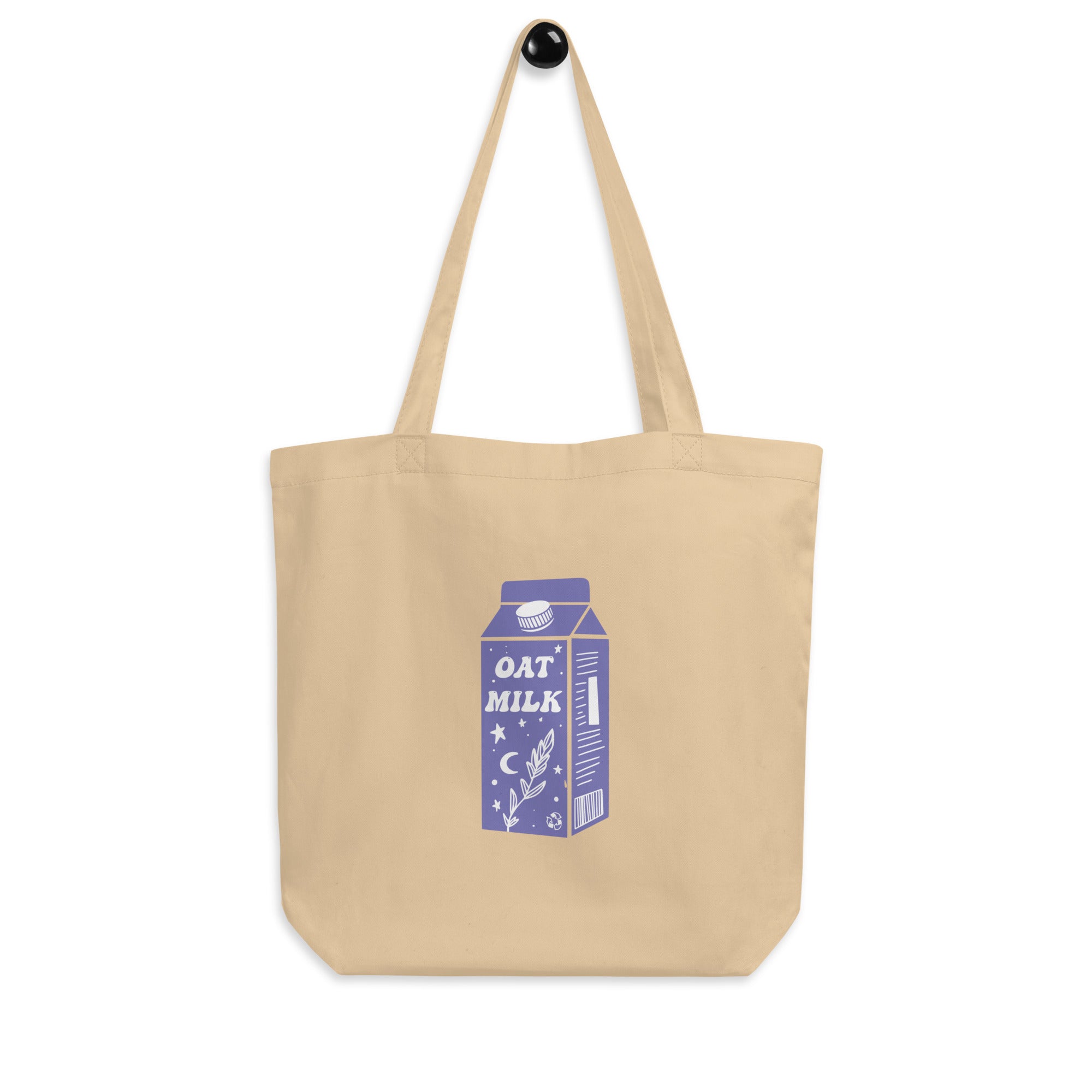 Oat Milk - Recycled Fabric Tote Bag - Neon Yellow